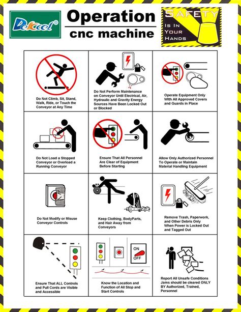 safe operations for cnc machines